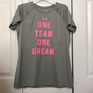 under armour one dream one team shirt